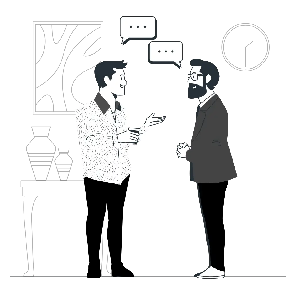 Representative answering client queries